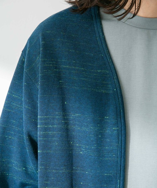 URBAN RESEARCH Sonny Label（アーバンリサーチサニーレーベル）の「JAPAN MADE 裏毛カーディガン（カーディガン/ボレロ・メンズ・ネイビー/グレー/オレンジ・MEDIUM/LARGE）」の15枚目の写真