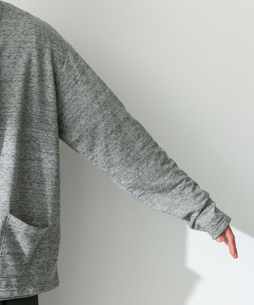 URBAN RESEARCH Sonny Label（アーバンリサーチサニーレーベル）の「JAPAN MADE 裏毛カーディガン（カーディガン/ボレロ・メンズ・ネイビー/グレー/オレンジ・MEDIUM/LARGE）」の17枚目の写真