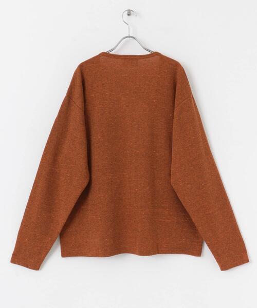 URBAN RESEARCH Sonny Label(アーバンリサーチサニーレーベル)の「JAPAN MADE 裏毛カーディガン(カーディガン/ボレロ・メンズ・ネイビー/オレンジ/グレー・MEDIUM/LARGE)」の6枚目の写真