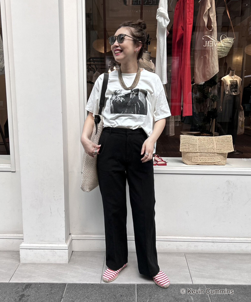 FRAMeWORK（フレームワーク）の「≪追加≫コットンリネンストレートパンツ（その他パンツ・レディース・ブラック/ブルー/ホワイト系その他・36/34/40/38）」の11枚目の写真