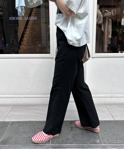 FRAMeWORK（フレームワーク）の「≪追加≫コットンリネンストレートパンツ（その他パンツ・レディース・ブラック/ブルー/ホワイト系その他・36/34/40/38）」の15枚目の写真