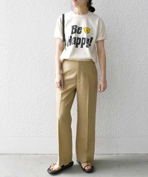 MIXTA（ミクスタ）の「【SHIPS any別注】Mixta:〈洗濯機可能〉MIXTIGER ロゴ プリント TEE（Tシャツ/カットソー・レディース・ナチュラル・ONE SIZE）」の2枚目の写真