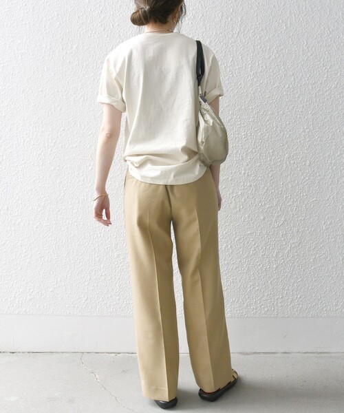 MIXTA（ミクスタ）の「【SHIPS any別注】Mixta:〈洗濯機可能〉MIXTIGER ロゴ プリント TEE（Tシャツ/カットソー・レディース・ナチュラル・ONE SIZE）」の4枚目の写真