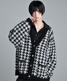 extra quality heavy weight jacquard knit cardigan / エクストラクオリティヘビーウエイトジャガードニットカーディガン