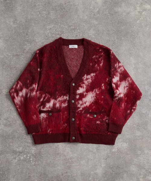 ADRER（アドラー）の「extra quality heavy weight jacquard knit cardigan / エクストラクオリティヘビーウエイトジャガードニットカーディガン（カーディガン/ボレロ・メンズ・ライトグレー/ブラック/チャコールグレー/ブラック×ゴールド/ホワイト/レッド系1/ブラウン系1/ブラック系1/ネイビー系1・XX-SMALL/X-SMALL/SMALL/MEDIUM/LARGE）」の18枚目の写真