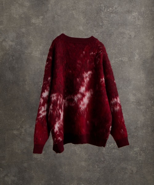 extra quality heavy weight jacquard knit cardigan / エクストラ