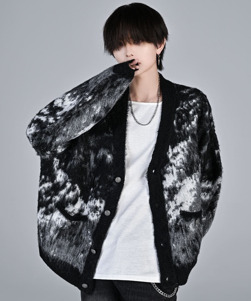 美品 NEIGHBORHOOD シャツ ジャケット カーディガン 901P▲ セール】extra quality heavy weight jacquard knit cardigan