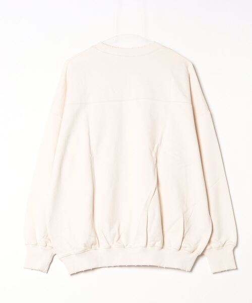 byYOUANCE（バイユアンス）の「ダメージグラフィックスウェット（スウェット・レディース・グリーン/アイボリー・FREE）」の19枚目の写真