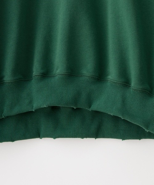 byYOUANCE（バイユアンス）の「ダメージグラフィックスウェット（スウェット・レディース・グリーン/アイボリー・FREE）」の16枚目の写真