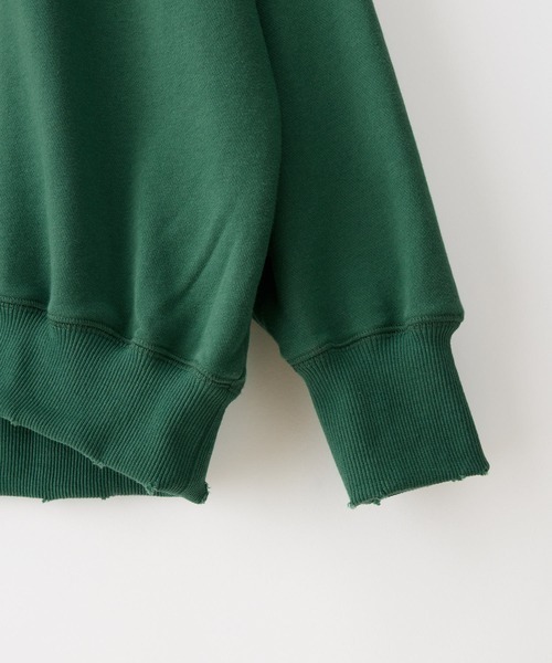 byYOUANCE（バイユアンス）の「ダメージグラフィックスウェット（スウェット・レディース・グリーン/アイボリー・FREE）」の17枚目の写真