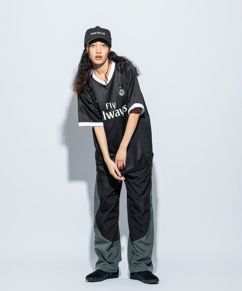 re_k by JUNRED（レクバイジュンレッド）の「re_k by JUNRED / ハーフスリーブフットボールゲームシャツ（Tシャツ/カットソー・メンズ・ブラック/ネイビー/ホワイト/レッド・L/M/S）」の20枚目の写真