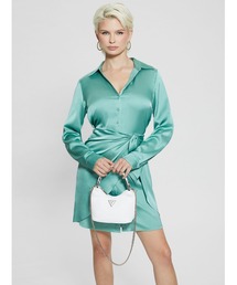 Guess | ETEL Woven Mini Shoulder Bag ハンドバッグ ショルダーバッグ レディース(ハンドバッグ)