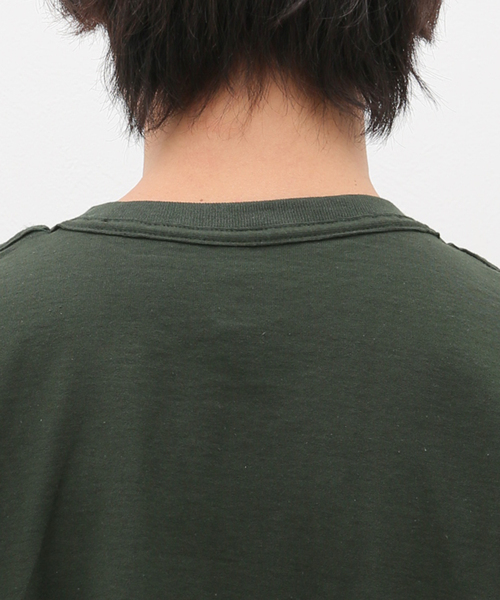 is-ness(イズネス)の「【ISNESS MUSIC / イズネスミュージック】FUSION T-SHIRT(Tシャツ/カットソー・メンズ・ホワイト/グリーン・FREE)」の6枚目の写真