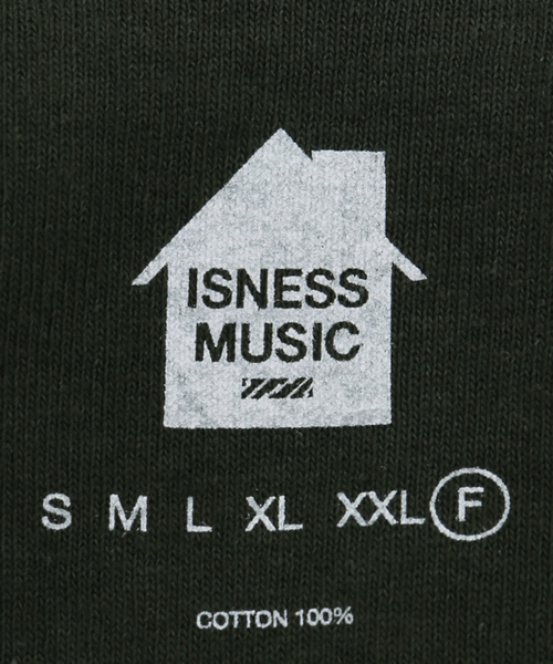 is-ness(イズネス)の「【ISNESS MUSIC / イズネスミュージック】FUSION T-SHIRT(Tシャツ/カットソー・メンズ・ホワイト/グリーン・FREE)」の17枚目の写真
