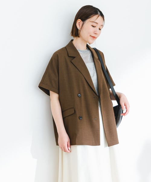 F by ROSSO ウォッシャブルサマージャケット F by ROSSO（エフバイロッソ）の「F by ROSSO ウォッシャブル