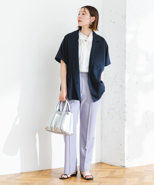 F by ROSSO ウォッシャブルサマージャケット F by ROSSO（エフバイロッソ）の「F by ROSSO ウォッシャブル