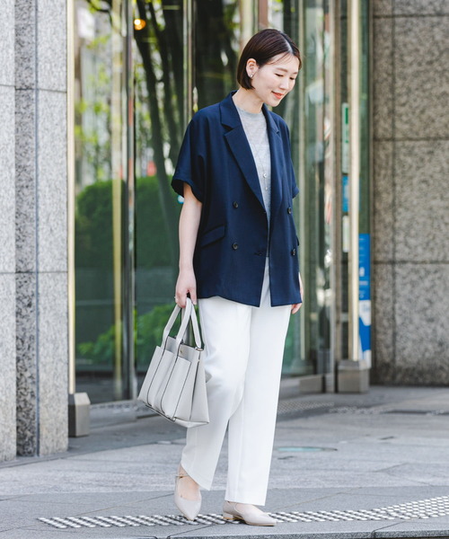 F by ROSSO ウォッシャブルサマージャケット F by ROSSO（エフバイロッソ）の「F by ROSSO ウォッシャブル