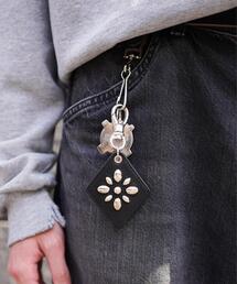 schott(�V���b�g)��Schott/�V���b�g/SPURK STUDS KEY HOLDER/�X�p�[�N�X�^�b�Y �L�[�z���_�[(�L�[�z���_�[)