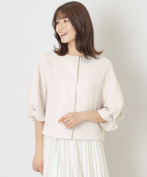 【セール】バルーンスリーブボレロ（ブルゾン）｜SCARF（スカーフ）