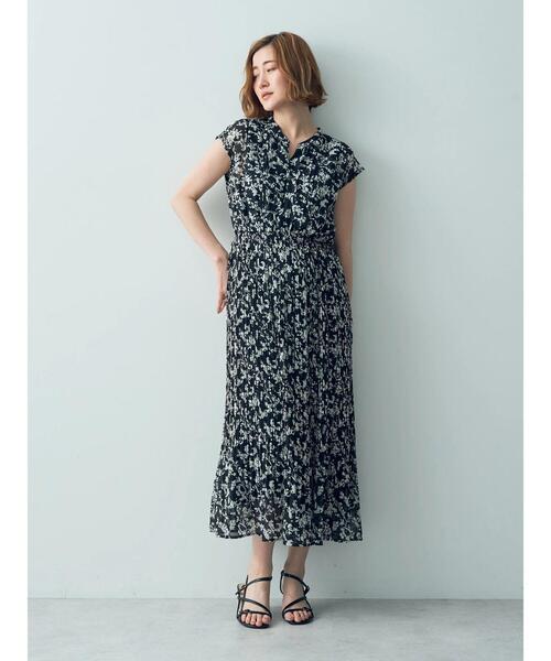 asknowasolaca美品 花柄プリーツワンピース YECCA VECCA（イェッカヴェッカ）の「フラワー柄プリーツ