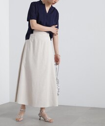 N.(N. Natural Beauty Basic) | ◆麻混ロングスカート(スカート)
