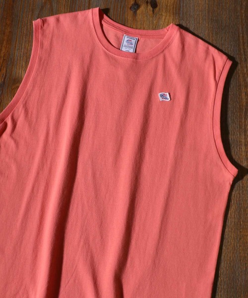 JEMORGAN（ジェーイーモーガン）の「JEMORGAN/ジェーイーモーガン ミニワッペン ビッグシルエット ノースリーブ タンクトップ レディース メンズ（タンクトップ・メンズ・ライトグレー/ベージュ/ブラック/カーキ/オフホワイト/ネイビー/ピンク・L/XL/M）」の7枚目の写真