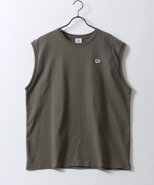 JEMORGAN（ジェーイーモーガン）の「JEMORGAN/ジェーイーモーガン ミニワッペン ビッグシルエット ノースリーブ タンクトップ レディース メンズ（タンクトップ・メンズ・ライトグレー/ベージュ/ブラック/カーキ/オフホワイト/ネイビー/ピンク・L/XL/M）」の12枚目の写真