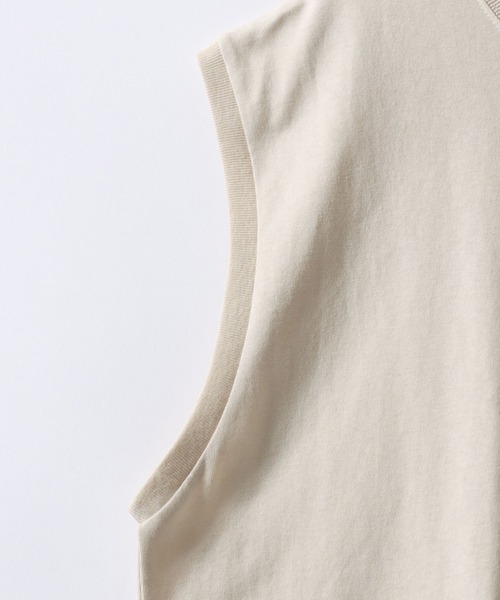 JEMORGAN（ジェーイーモーガン）の「JEMORGAN/ジェーイーモーガン ミニワッペン ビッグシルエット ノースリーブ タンクトップ レディース メンズ（タンクトップ・メンズ・ライトグレー/ベージュ/ブラック/カーキ/オフホワイト/ネイビー/ピンク・L/XL/M）」の18枚目の写真