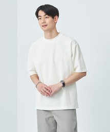 green label relaxing | GIZA ハニカム クルーネック Tシャツ(Tシャツ/カットソー)