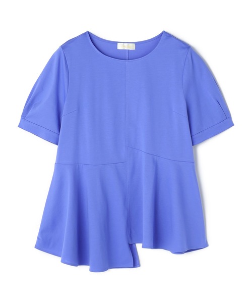 A/C DESIGN BY ALPHA CUBIC(エーシーデザインバイアルファキュービック)の「【接触冷感・UVカット】切替チュニック(Tシャツ/カットソー・レディース・ネイビー/レッド/オフホワイト/サックスブルー・LL/M/L)」の12枚目の写真