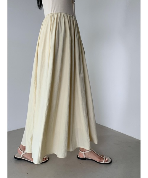 Didot.showroom（ディドット ショールーム）の「フロントラインドッキングフレアワンピース（ワンピース・レディース・クリーム/カーキ/ブラック・FREE）」の14枚目の写真