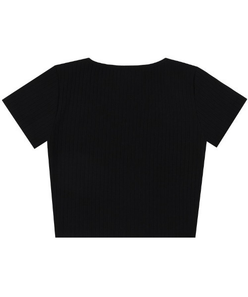 FANCY CLUB（ファンシークラブ）の「A'GEM/9 × .kom 『 FANCY CLUB/ファンシークラブ』 TYPO BASIC U-NECK TEE/ベーシック Uネック 半袖カットソー（Tシャツ/カットソー・レディース・グレー/アイボリー/ブラック・FREE）」の17枚目の写真
