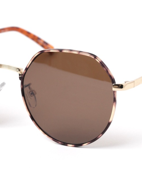 niko and...（ニコアンド）の「オリジナルメタルオクタゴンサングラス（サングラス・レディース・ブラック/ブラウン/イエロー・FREE）」の13枚目の写真