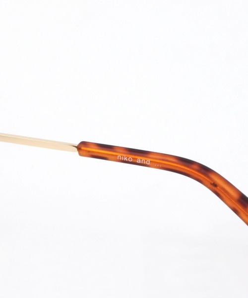 niko and...（ニコアンド）の「オリジナルメタルオクタゴンサングラス（サングラス・レディース・ブラック/ブラウン/イエロー・FREE）」の14枚目の写真