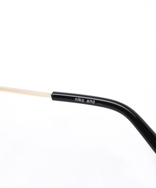 niko and...（ニコアンド）の「オリジナルメタルオクタゴンサングラス（サングラス・レディース・ブラック/ブラウン/イエロー・FREE）」の16枚目の写真