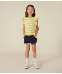 PETIT BATEAU（プチバトー）の「ボーダー半袖Ｔシャツ（Tシャツ/カットソー・キッズ）」