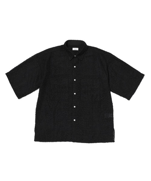 JUNRED（ジュンレッド）の「オーバーサイズシアーシャツ（シャツ/ブラウス・メンズ・ネイビー/ブラック・L/M/S）」の14枚目の写真