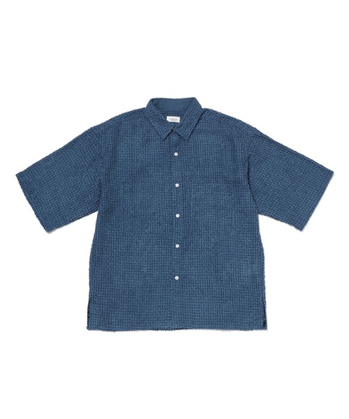 JUNRED（ジュンレッド）の「オーバーサイズシアーシャツ（シャツ/ブラウス・メンズ・ネイビー/ブラック・L/M/S）」の15枚目の写真