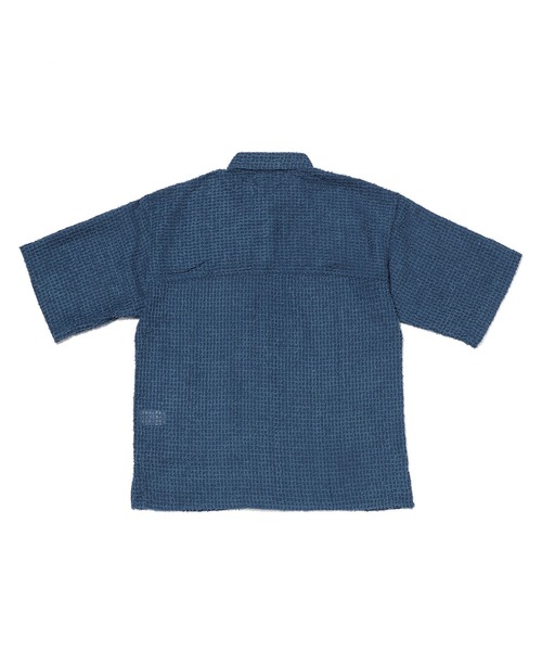 JUNRED（ジュンレッド）の「オーバーサイズシアーシャツ（シャツ/ブラウス・メンズ・ネイビー/ブラック・L/M/S）」の16枚目の写真