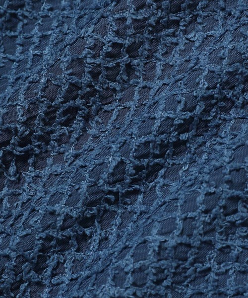 JUNRED（ジュンレッド）の「オーバーサイズシアーシャツ（シャツ/ブラウス・メンズ・ネイビー/ブラック・L/M/S）」の22枚目の写真