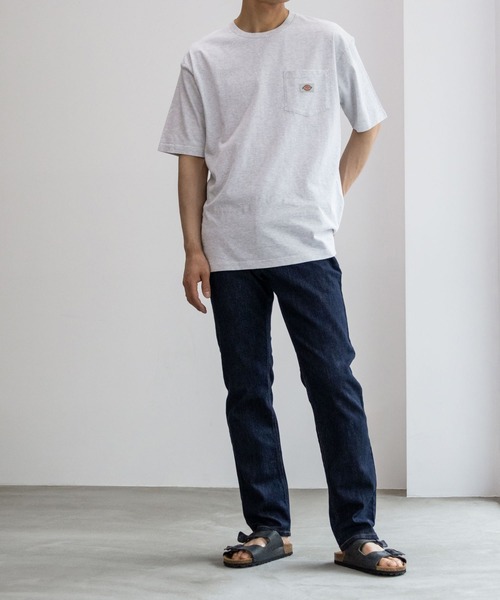 Wrangler(ラングラー)の「BROKEN DENIM SLIM STRAIGHT(デニムパンツ・メンズ・ブルー系1/ブルー系2/ワンウォッシュ・32inch/30inch/28inch/34inch/31inch/29inch/33inch)」の4枚目の写真
