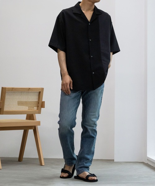 Wrangler(ラングラー)の「BROKEN DENIM SLIM STRAIGHT(デニムパンツ・メンズ・ブルー系1/ブルー系2/ワンウォッシュ・32inch/30inch/28inch/34inch/31inch/29inch/33inch)」の7枚目の写真