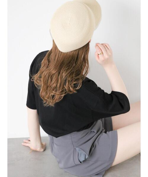 ehka sopo(エヘカソポ)の「パール付ブレードキャップ(ハット・レディース・キナリ/ベージュ/ブラック・F)」の15枚目の写真