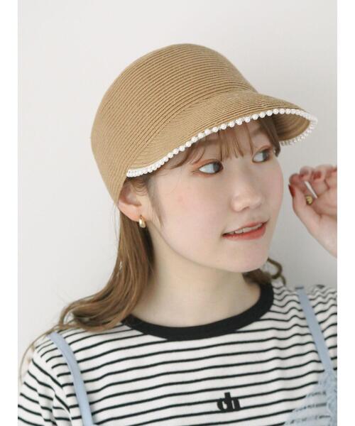 ehka sopo(エヘカソポ)の「パール付ブレードキャップ(ハット・レディース・キナリ/ベージュ/ブラック・F)」の19枚目の写真