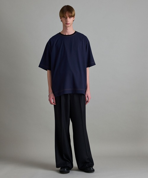 JUNRED(ジュンレッド)の「ライトスルースーパーフレアパンツ(スラックス・メンズ・ホワイト系その他/チャコールグレー/ブラック・M/L/S)」の5枚目の写真