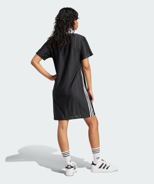 【Adidas】◆アディカラー 3S ピンストライプ ドレス◆Black◆ adidas（アディダス）の「アディカラー スリーストライプス ピン