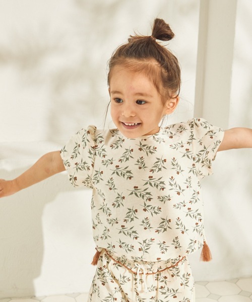 sea and shells by pairmanon(シーアンドシェルズバイペアマノン)の「【sea and shells by pairmanon】タッセル付き プルオーバー(その他ベビーウェア・キッズ・ピンク/オレンジ系その他/ブラウン系その他・100/90/80/110)」の2枚目の写真