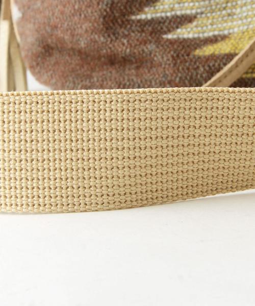 Another Edition（アナザーエディション）の「ネイティブ巾着ショルダー/AE NATIV ｷﾝﾁｬｸ◆（ショルダーバッグ・レディース・オフホワイト/ネイビー・フリー）」の10枚目の写真