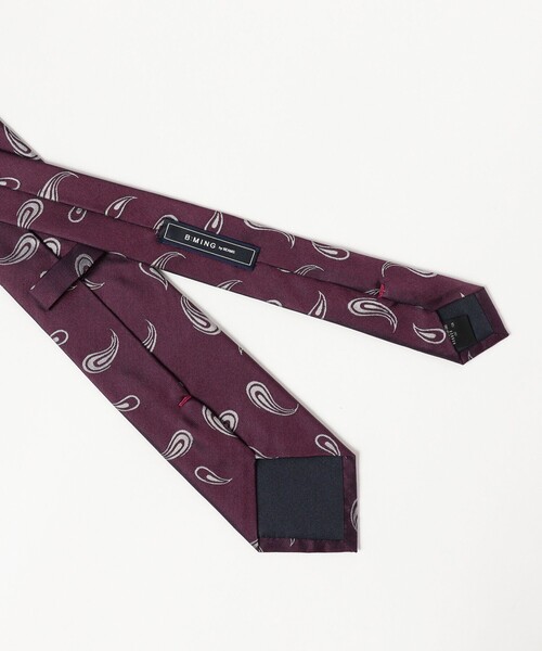 B:MING by BEAMS(ビーミングバイビームス)の「シルク ペイズリー ネクタイ 24AW(ネクタイ・メンズ・インディゴブルー/ネイビー/ライトグレー/ブラウン/グレー/ブルー/ワイン/オリーブ・ONE SIZE)」の11枚目の写真