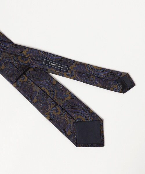 B:MING by BEAMS(ビーミングバイビームス)の「シルク ペイズリー ネクタイ 24AW(ネクタイ・メンズ・インディゴブルー/ネイビー/ライトグレー/ブラウン/グレー/ブルー/ワイン/オリーブ・ONE SIZE)」の13枚目の写真